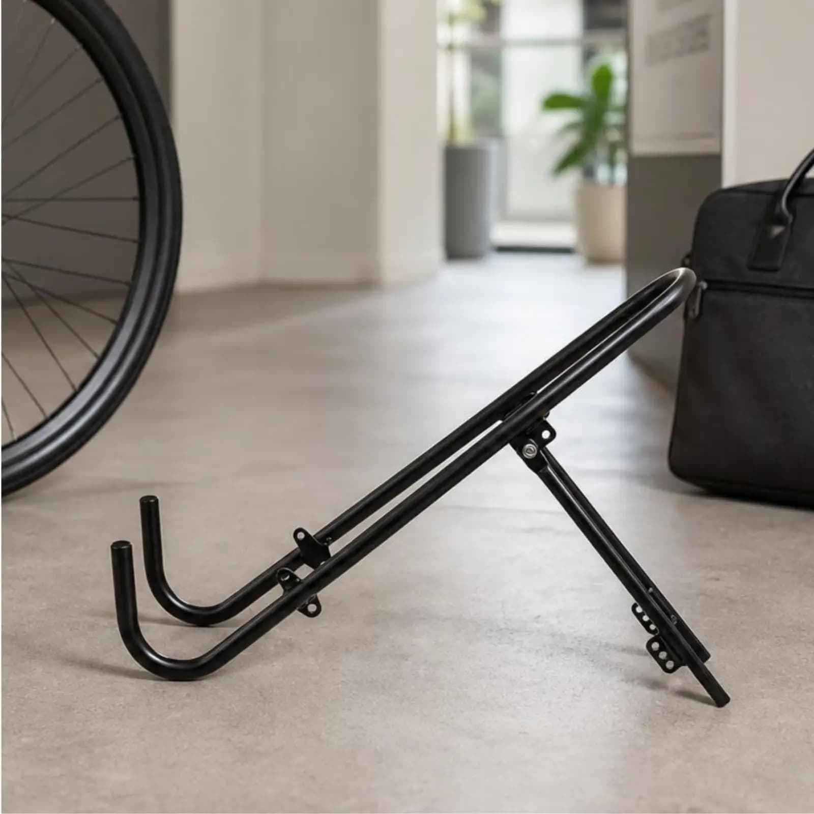 Lightweight Aluminum Front Luggage Rack Sturdy Pannier Carrier for 26 28 Inch Bicycle Riding and Travel