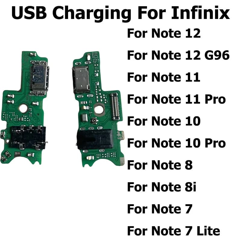 New For Infinix Note 7 8 8i 10 11 12 Pro NFC G96 Lite USB Charging Dock Charger Board Connector Flex Cable