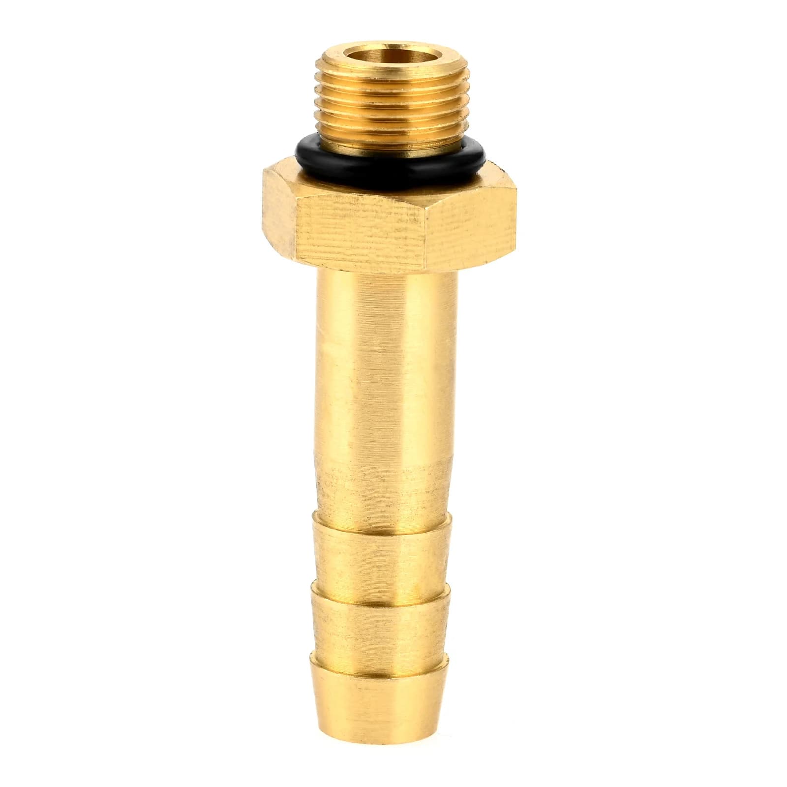 1pc Connettore del serbatoio del gas Rame massiccio 4,9 cm Lungo adatto per tubo da 8-10mm Adattatore per bottiglia per fornello da campeggio Sicuro Facile da usare Escursionismo BBQ all'aperto