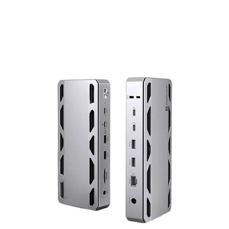 Docking station Il display per proiezione dello schermo 120GTypec espande la porta di rete 2.5G con display diverso a tre schermi 8K