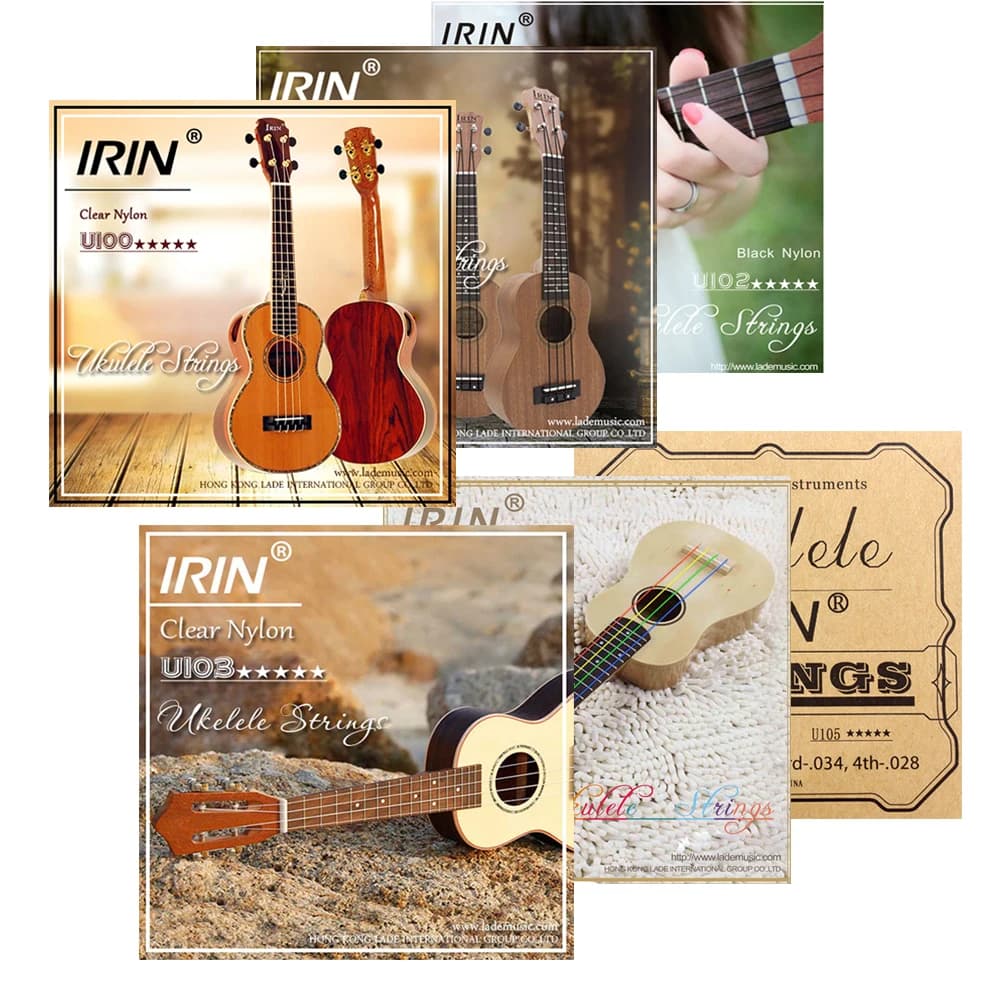 Corde per Ukulele IRIN 4 pezzi corda per chitarra universale in Nylon per Ukuleles accessori di ricambio per strumenti musicali professionali