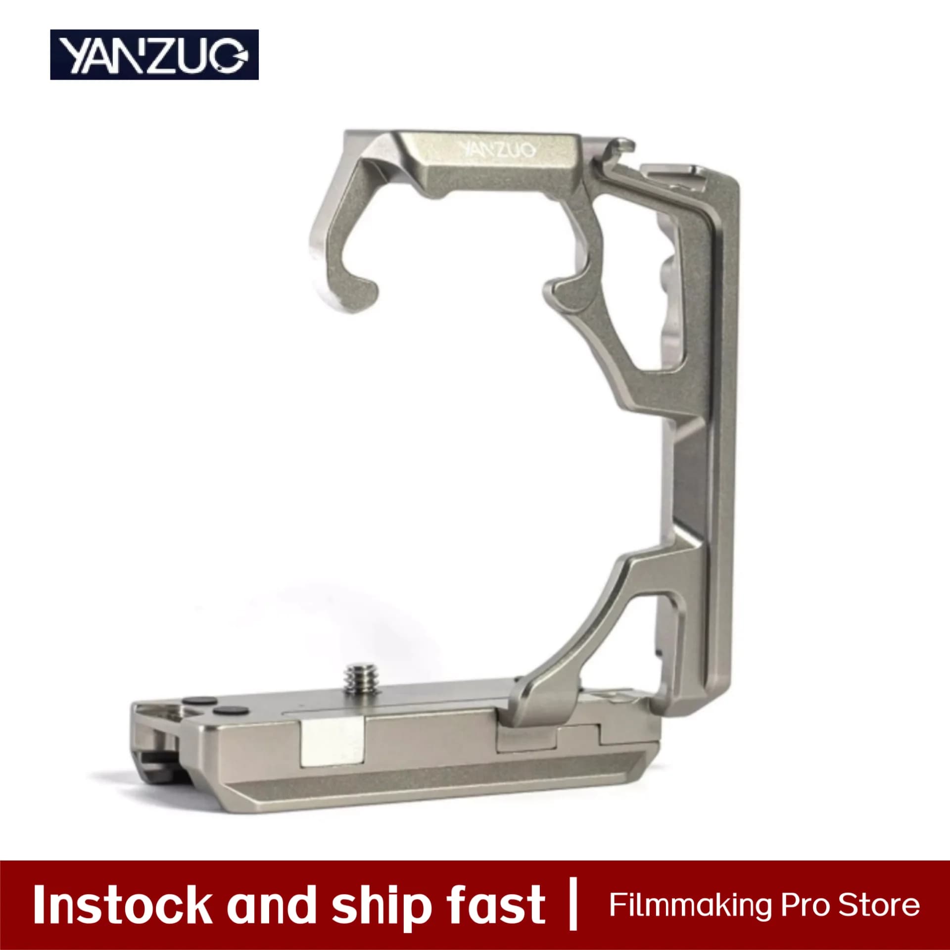 Gabbia per fotocamera YANZUO Gh5 per fotocamera Panasonic LUMIX GH5 per riprese verticali orizzontali Gabbia in lega di alluminio
