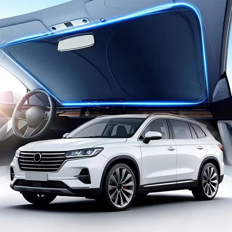 1pc New Car Sunshade for Front Windshield and Windows, Windshield Heat Insulation Cover, Sun Visor Panel