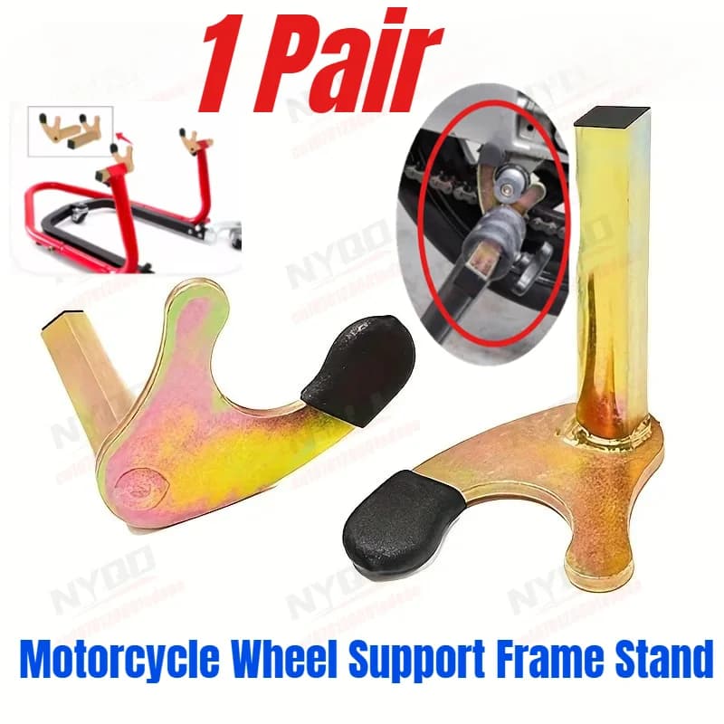 Supporti Universali a U per Moto, Cavalletti per Ruote, Supporti per Forcella, Ganci a Treppiede, Accessori in Gomma