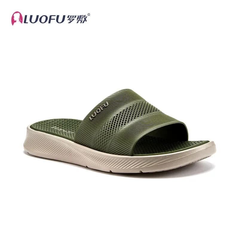 Luofu Brand Slippers – Soft-Sole, Double-Layer EVA Travel and Home Slippers for Indoor and Outdoor Use, Offering Comfort, Anti-S