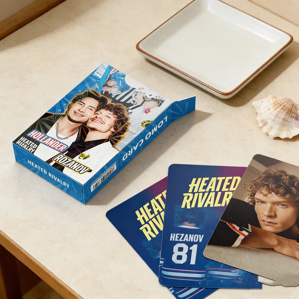 60+32PCS KPOP Gay Romance TV Series 'Heated Rivalry' Shane Hollander Ilya Razanov Photo Cards Stickers LOMO Cards Gift Set