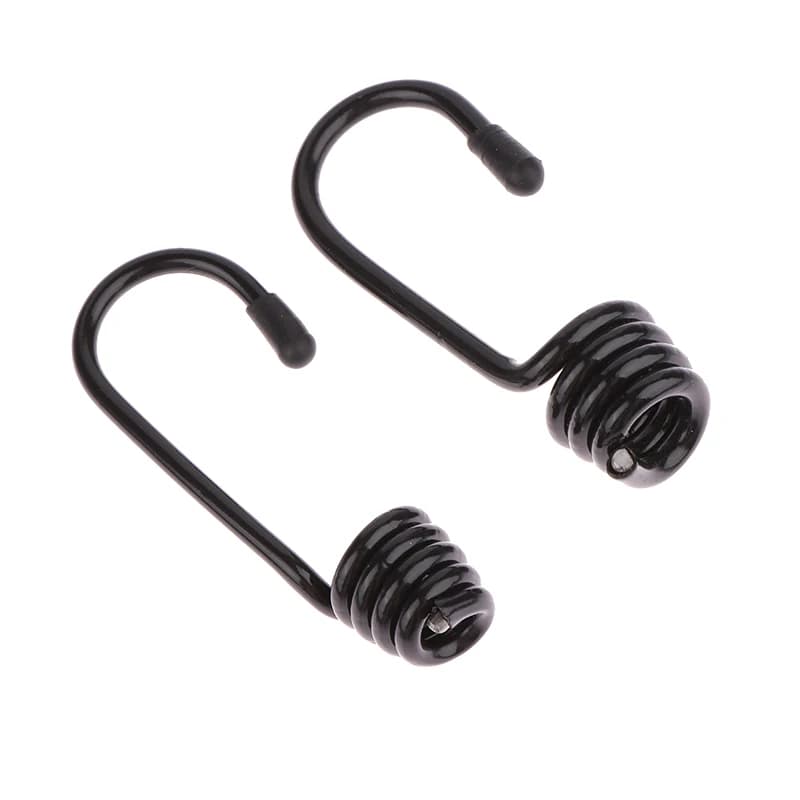 10 Pz 6mm/8mm Gancio A Spirale Per Tenditore Cavo Ammortizzatore Marino Bungee Corda Elastica Gancio Cinghia per Bagagli Tarp Legare Baldacchino Stretch