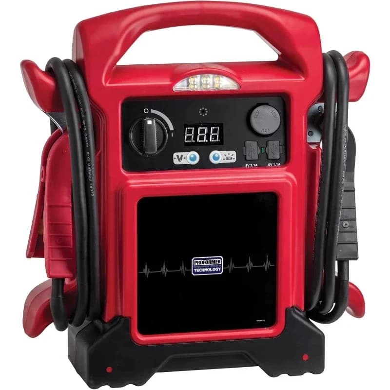 Avviatore di emergenza Peak Amp Premium da 12 Volt - Rosso