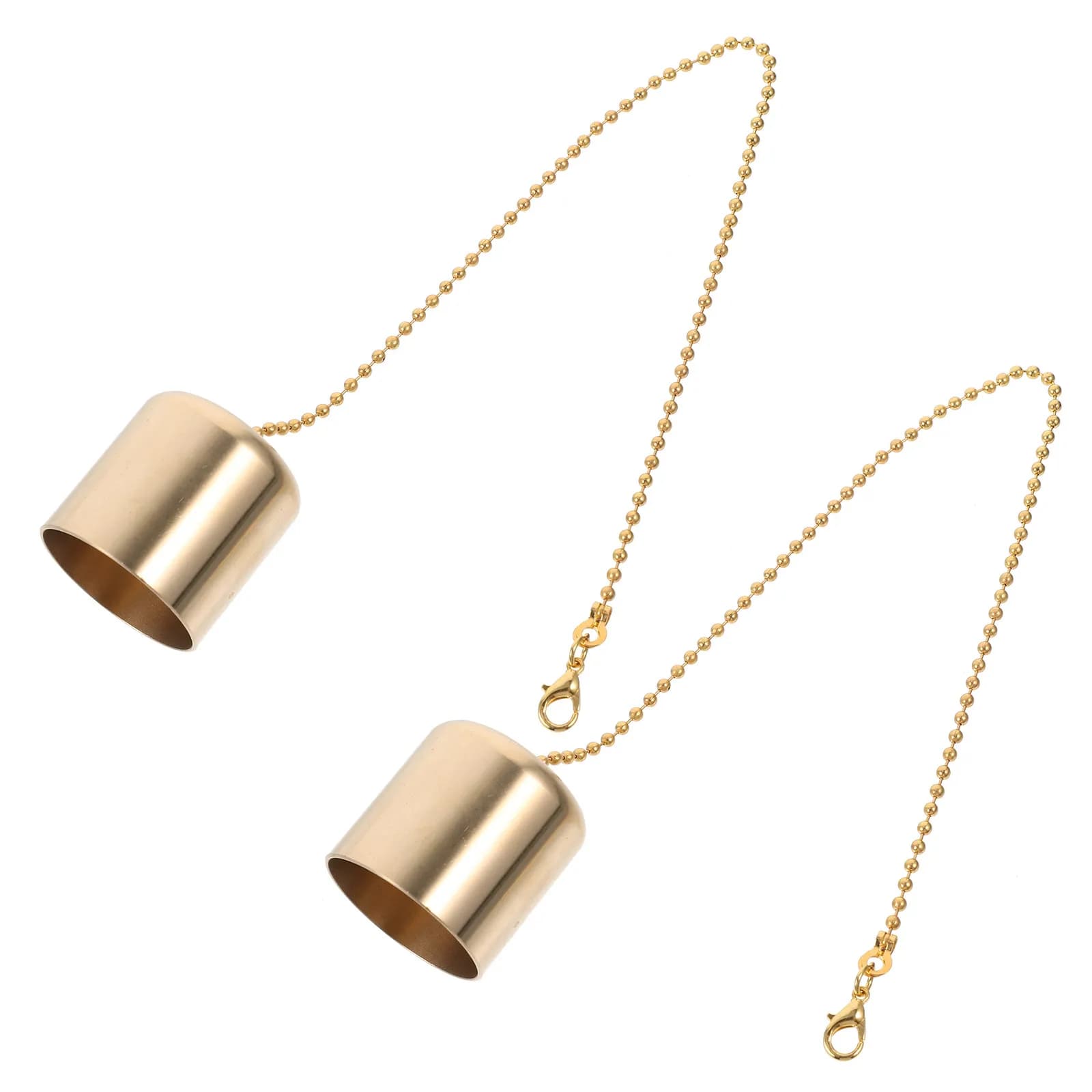 2 Pezzi Tappi Spegnifiamma in Ottone, Strumento Automatico per Estinguere la Fiamma per Candele Profumate e Tealight, Accessori per la Cura delle Candele