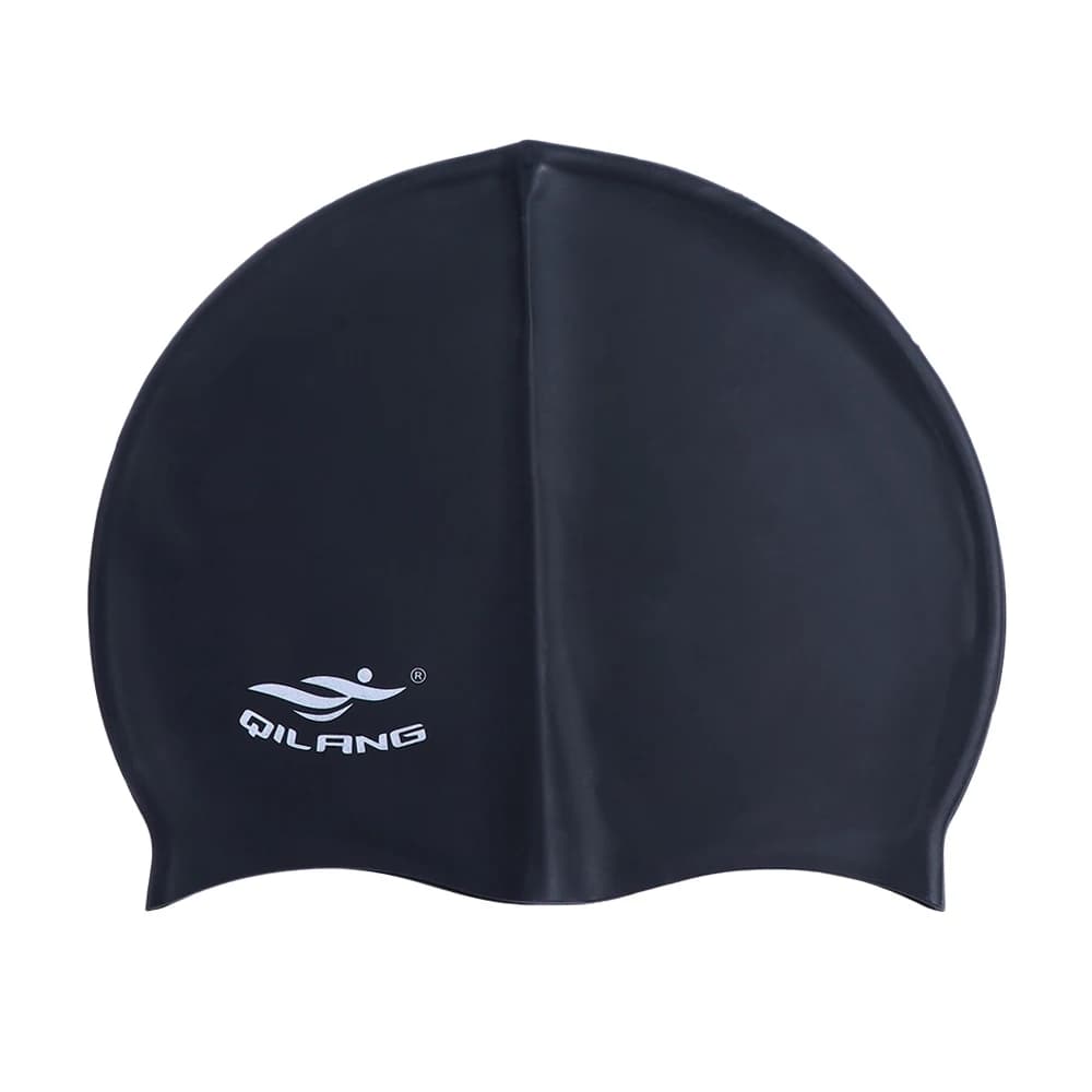 Practical Wear-resistant Long Hair Waterproof Flexible Silicone Swim Cap Swimming Hat Swim Pool Hat Swimming Cap Bathing Cap