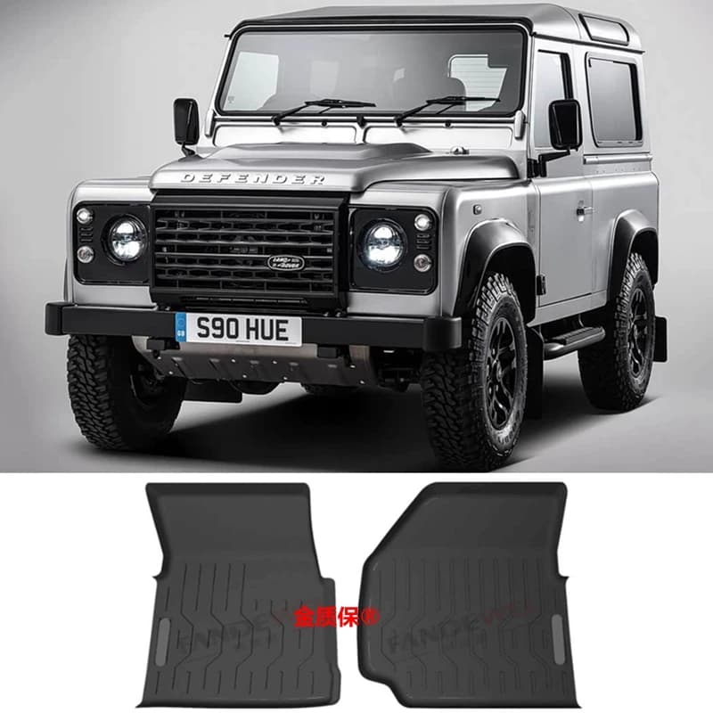 Utilizzare per il periodo 1996-2016 2TH Land Rover Defender auto personalizzata Tappetino per auto per tutte le stagioni Land Rover Defender tappetino per auto impermeabile