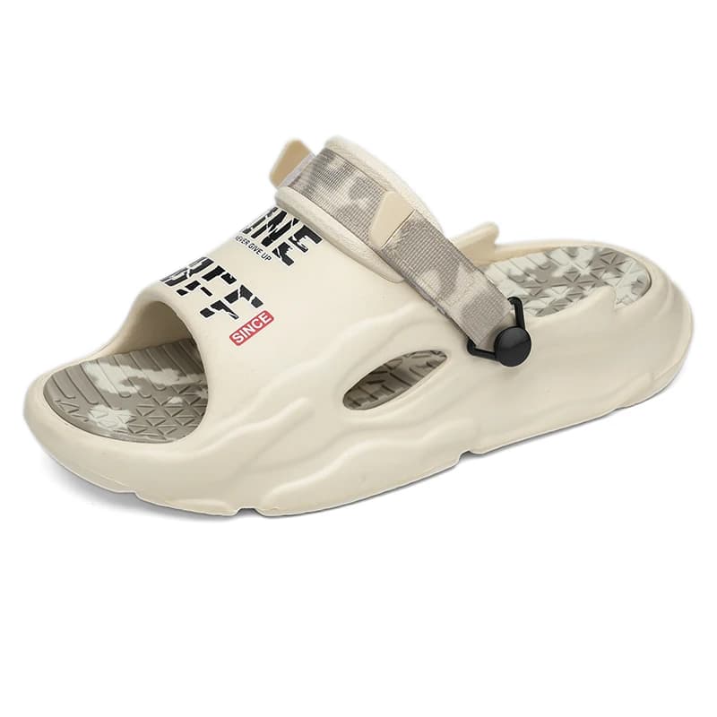 Sandali EVA da Spiaggia e Outdoor, Stile Coppia, Sensazione di Camminare sul Nuvolo, Suola Morbida Antiscivolo, Elastica e Leggera per Uso Quotidiano