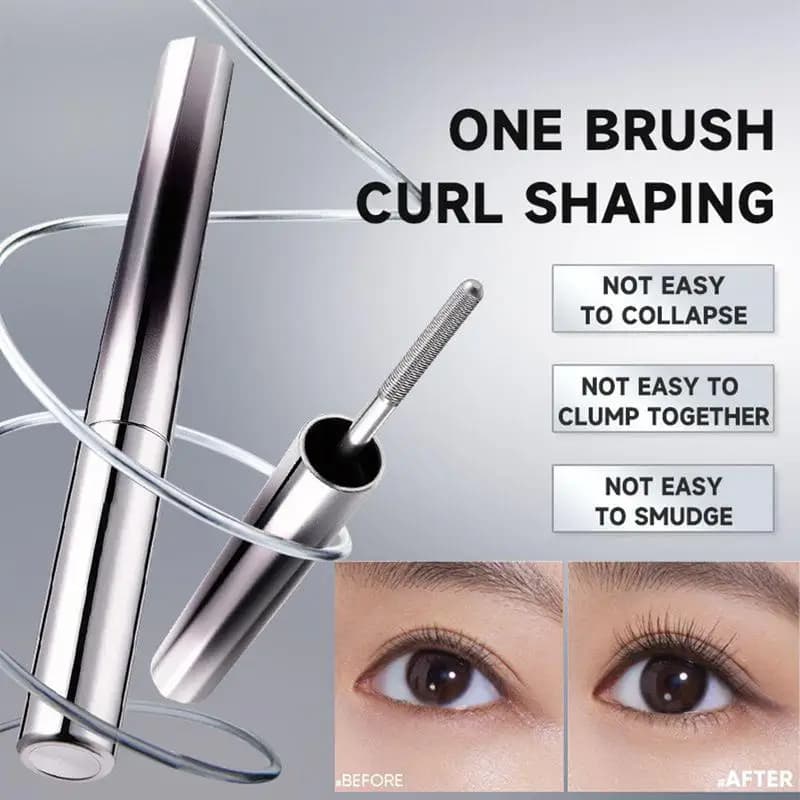 Mascara wand iron Beauty makeup Curling Black eyelashes Extension eyelashes Mascara waterproof liquid volume Cosmetic long-lasting