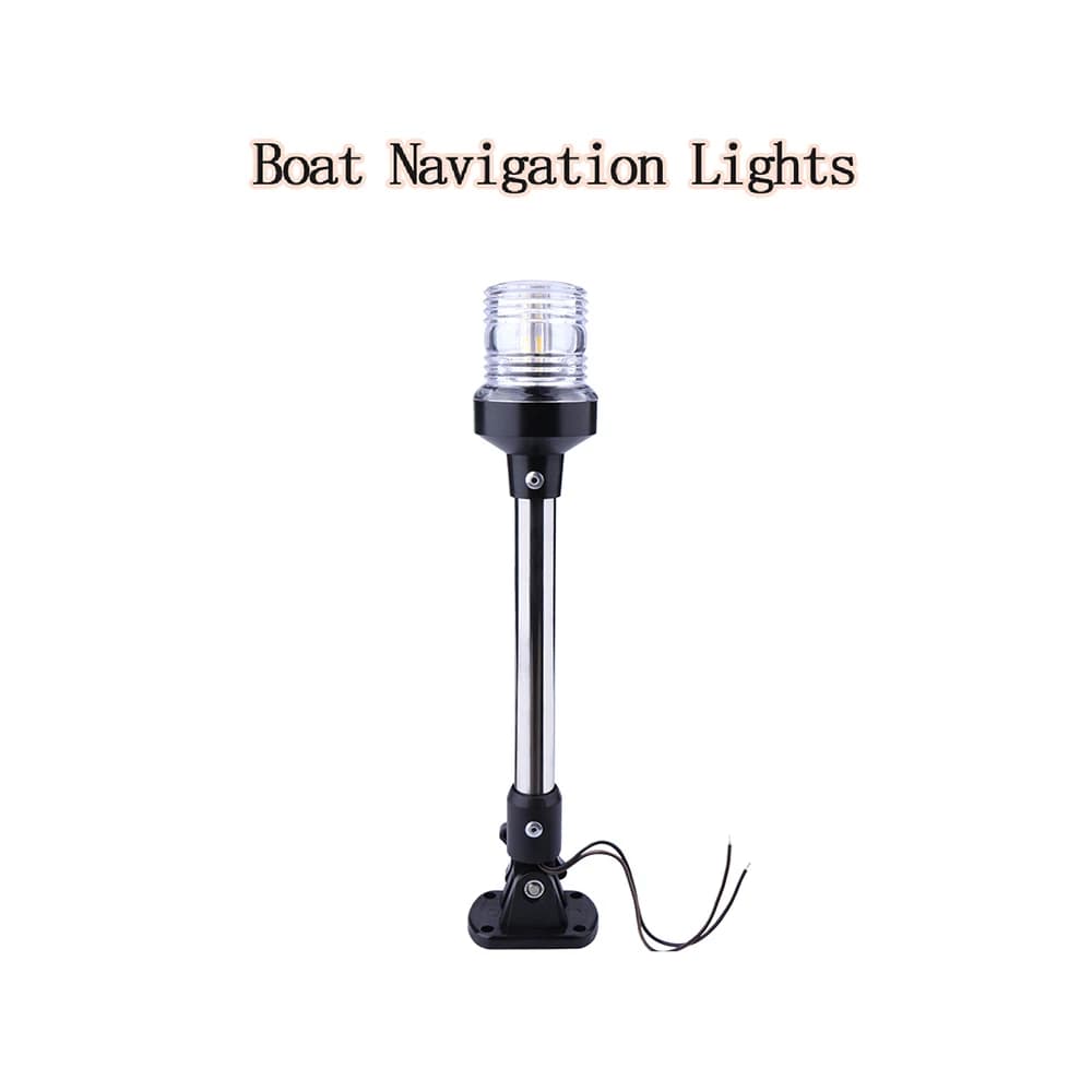 Adjustable 360 Degree All-Round Marine Anchor Light 6" 9" 12" Navigation Signal Light for Yacht Sailboat Boat Hardware Accessory