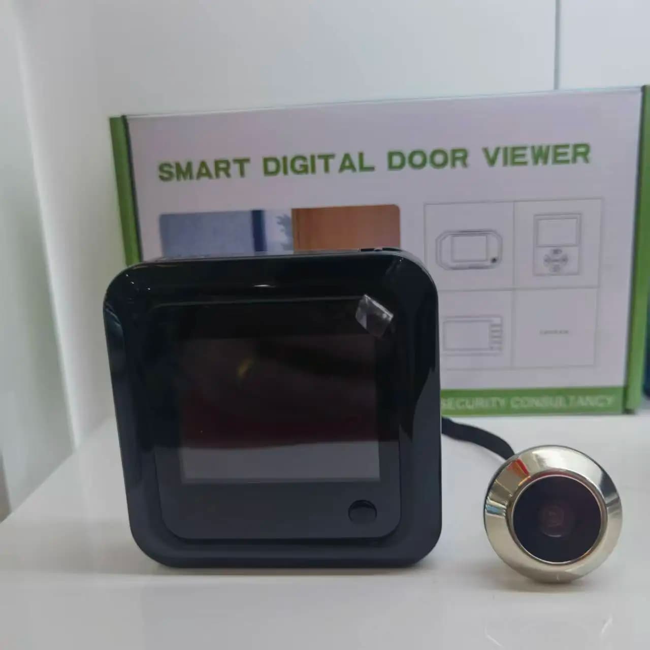 Videocitofono Wireless da Esterno con Schermo HD da 2,4 Pollici, Telecamera Spioncino con Angolo di Visione di 120 Gradi, USB TF