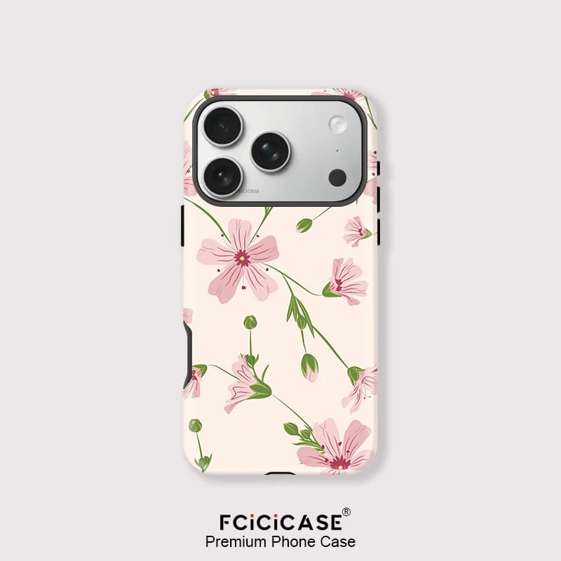 Fcicicase Custodia magnetica per iPhone 17 Air 15 14 13 12 16 Pro Max 14 15 Plus Modello floreale per Magsafe Cover antiurto