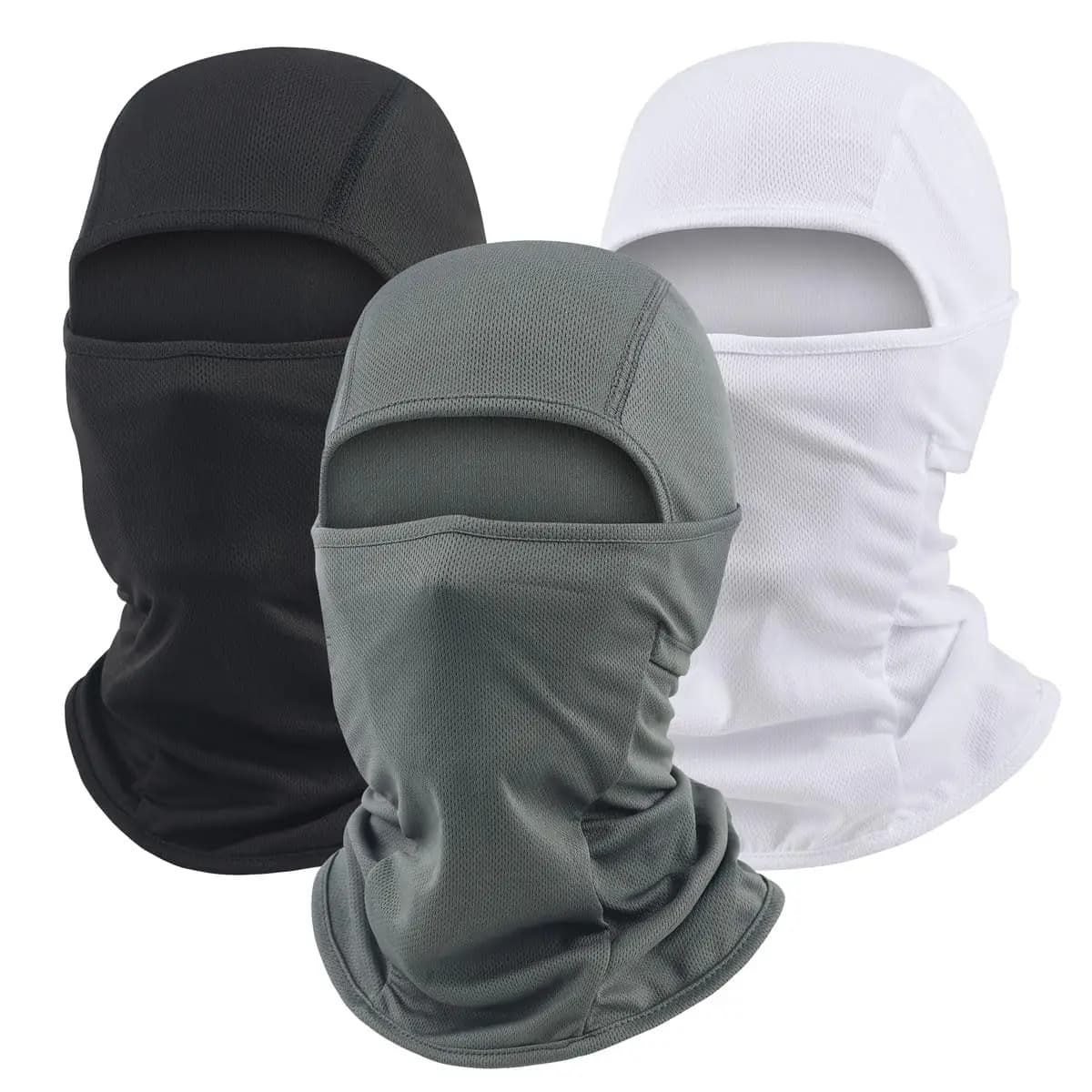 3 piece Balaclava ski mask, full cover for the face for men and women, complete breathable mask for skiing and outdoor sports
