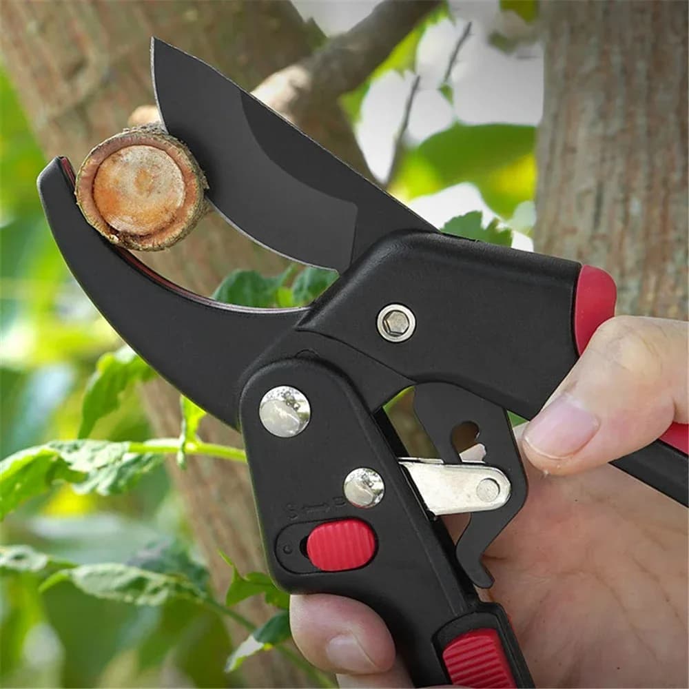 High Carbon Steel Crychet Garden Heavy Duty Shears SK5, Sharp Scissors to Cut Plants for Gardening Tools