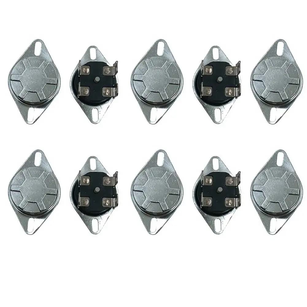 10 double-pin temperature control switches KSD302X for automation equipment, microwave, electric kettles, refrigerators