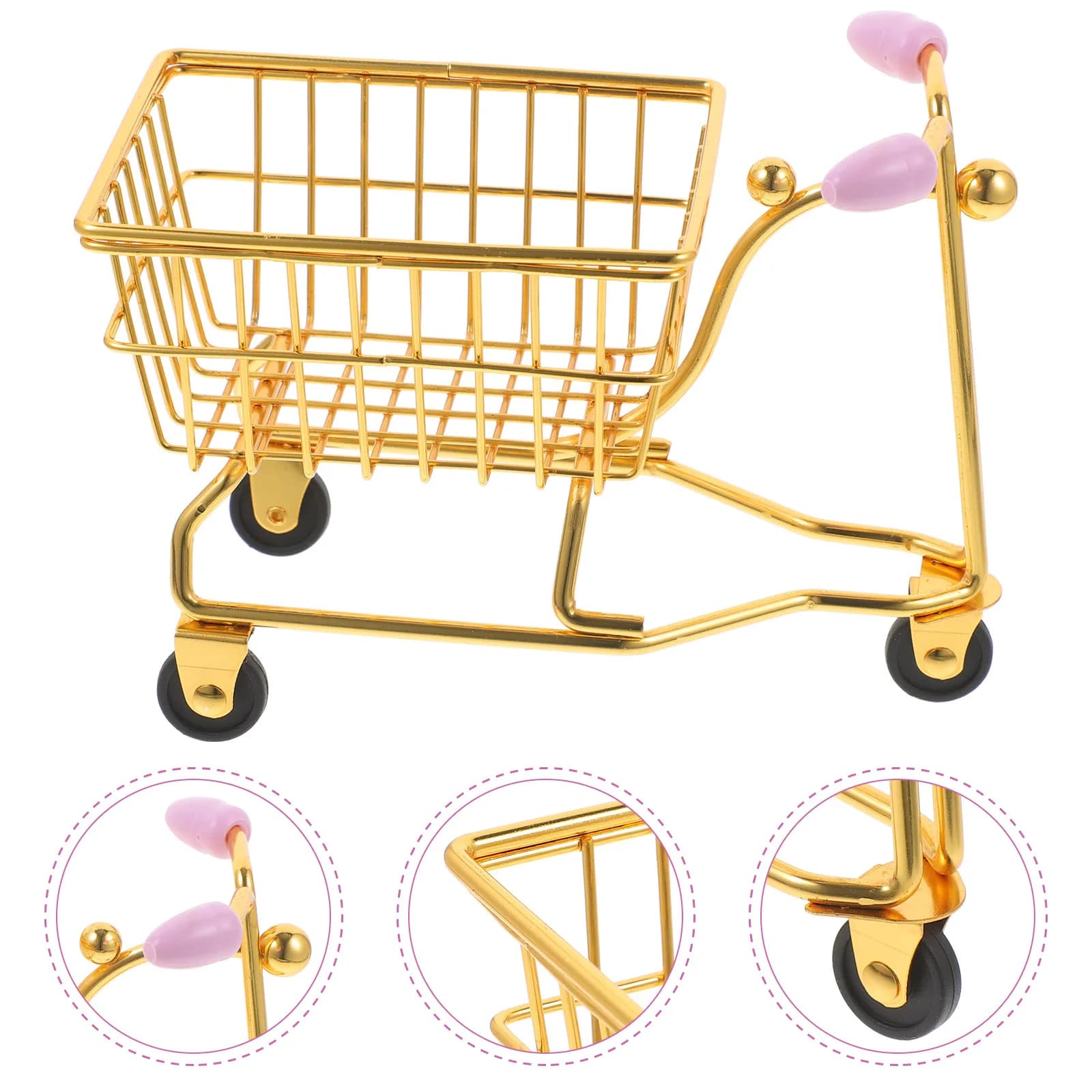 Mini Carrello in Metallo Porta Spugne da Trucco per Conservazione e Asciugatura, Organizzatore da Scrivania, Contenitore per Spugne