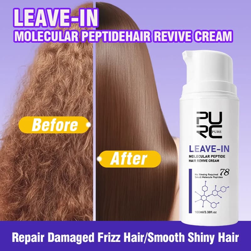 PURC Trattamento Capelli alla Cheratina Maschera Senza Risciacquo Riparazione Capelli Danneggiati Crespi Lisci Luminosi Crema per Capelli Prodotti per la Cura dei Capelli