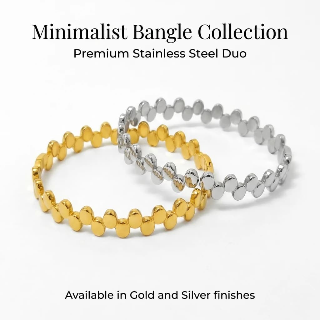Stylish Color Gold Scratch Bracelet, Stainless Steel Drop Bracelet, Luxury Women's Jewelry (60mm Internal diameter)