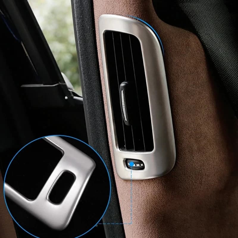 Car Styling Interior B Pillar Air Conditioning Vent Exit Cover Frame For Mercedes Benz Class S W222 S320 Trim Accessories