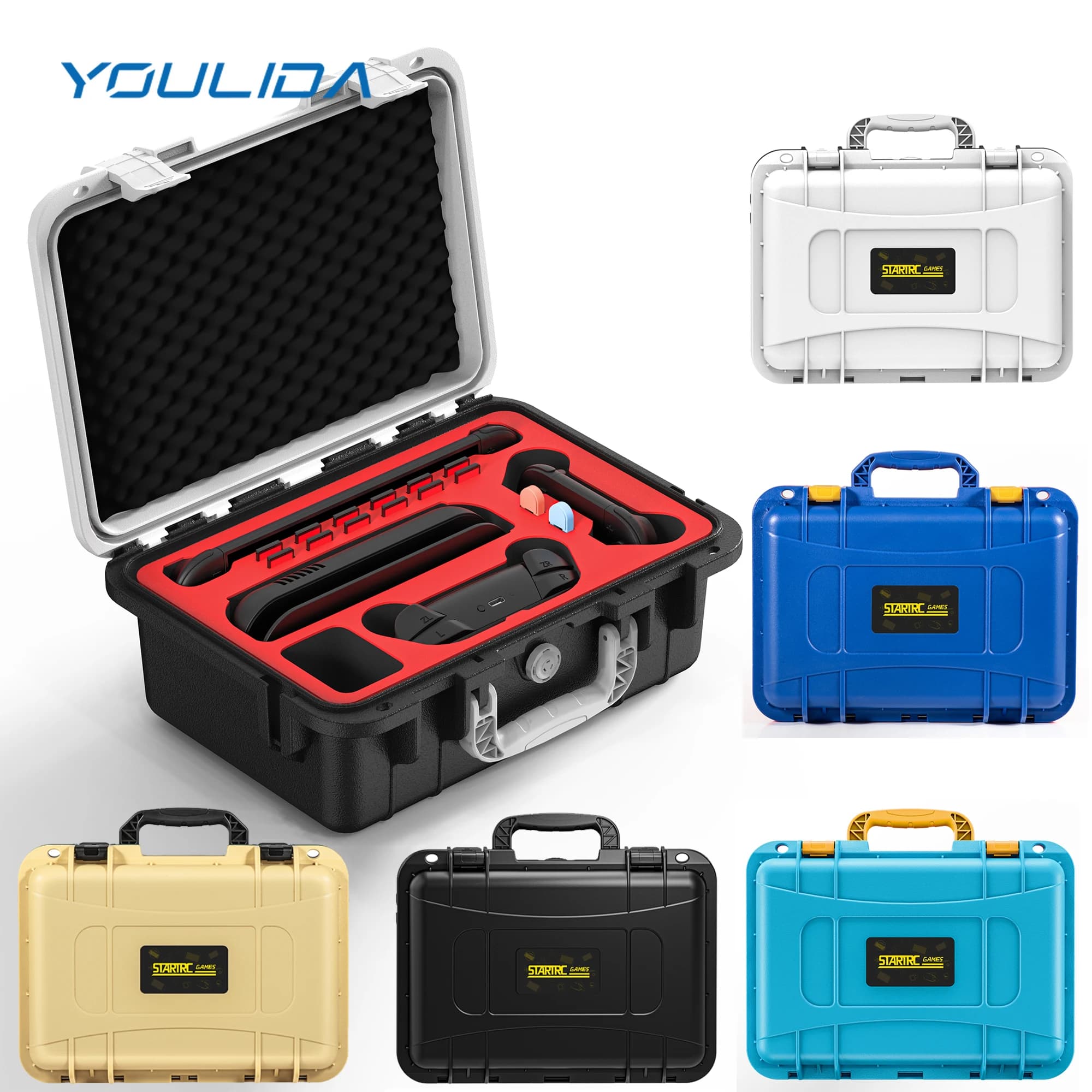 Custodia da trasporto NS Switch 2 Custodia portatile Custodia rigida impermeabile Valigia da viaggio per accessori per console di gioco Nintendo Switch 2