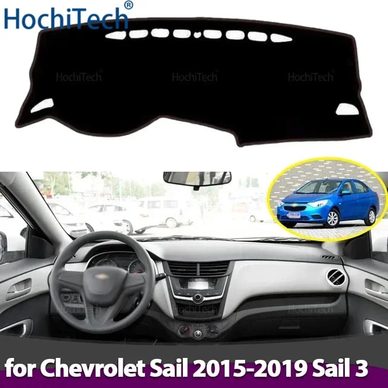 Copertura del cruscotto dell'auto Evitare la luce Pad Cruscotto Zerbino Caso Tappeti Per Chevrolet Sail 2015 2016 2017 2018 2019 Sail 3
