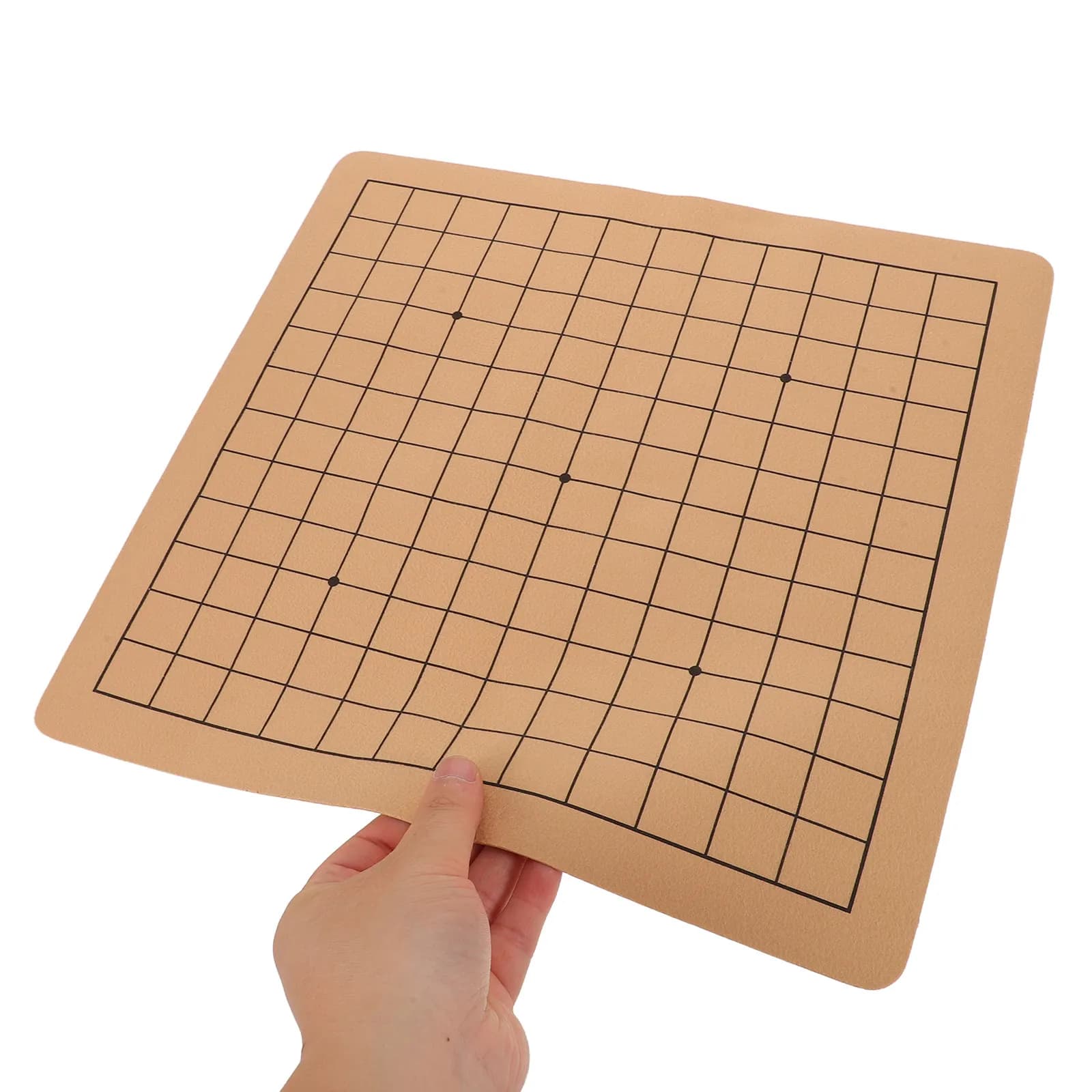 Set di 3 Scacchiere Pieghevoli a Doppia Faccia, Tappetino Portatile Arrotolabile per Xiangqi e Go, per Viaggi, Aula e Casa, Gioco di Scacchi Cinese