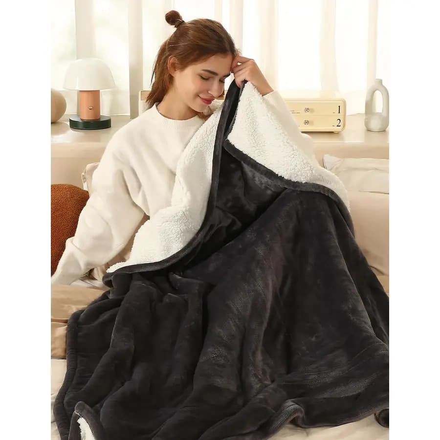 Coperta elettrica Coperta riscaldata con 5 livelli di riscaldamento Amp 4 ore di spegnimento automatico, coperta riscaldata 50x60 con amplificatore ETL