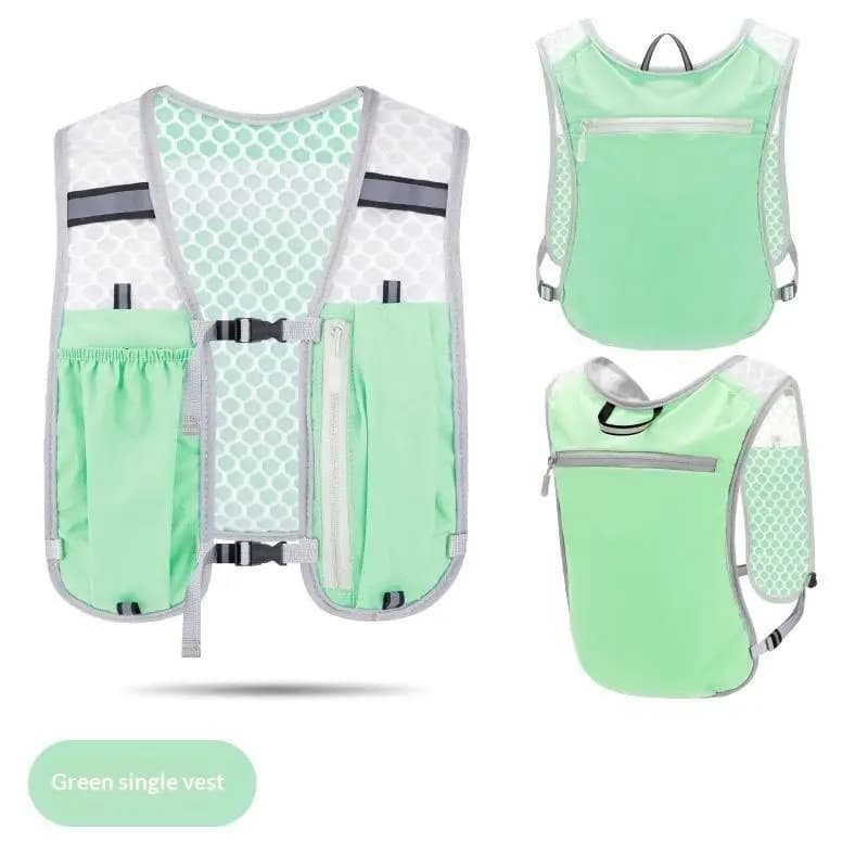 Running Water Bottle Storage Vest Lightweight Running Vest Reflective Hydration Water Chest Pack With Phone HolderAcc