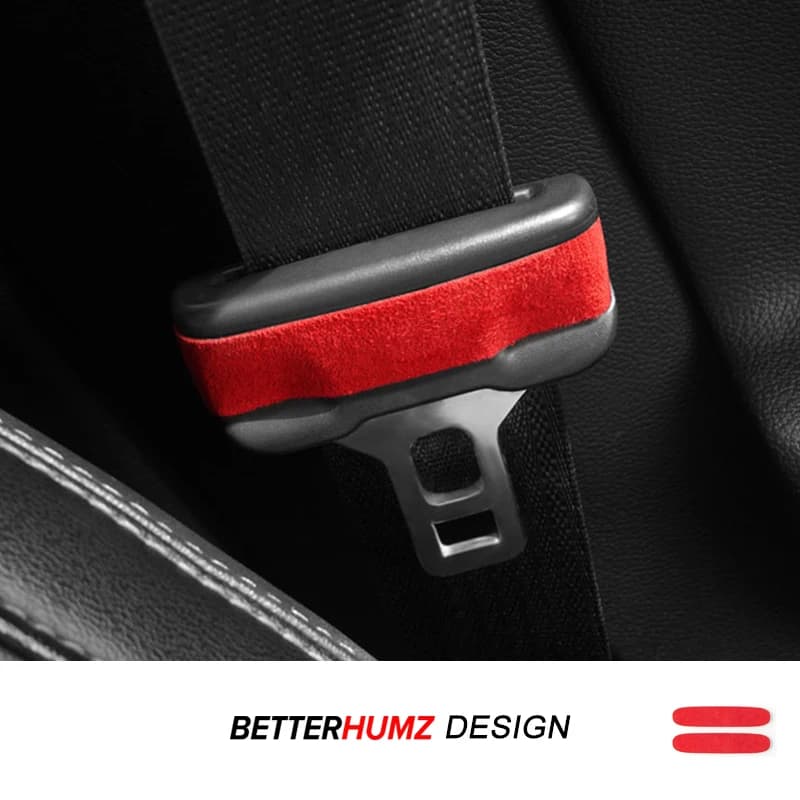Per Ford Mustang GT 2015-2023 Realizzato in Alcantara Cintura di Sicurezza Fibbia Trim Strisce Adesivi Interni Auto Tuning Accessori