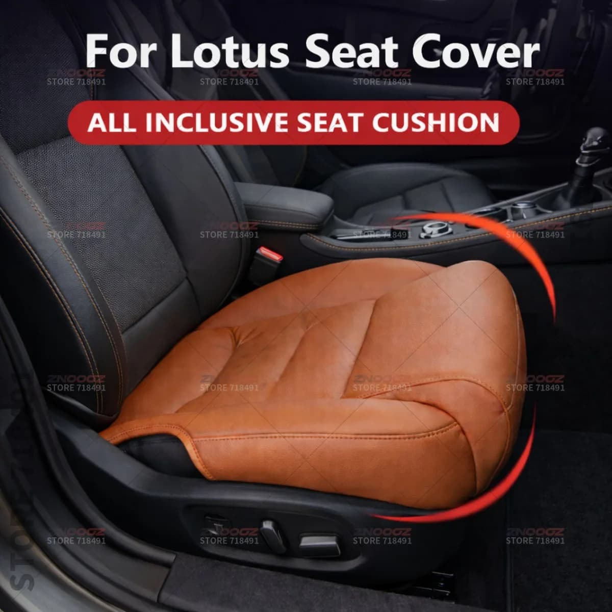 Support for Legs and Extensions Memory Foam Seat for Lotus Eletre, Emeya, Emira, Evija, Interior Accessories Car