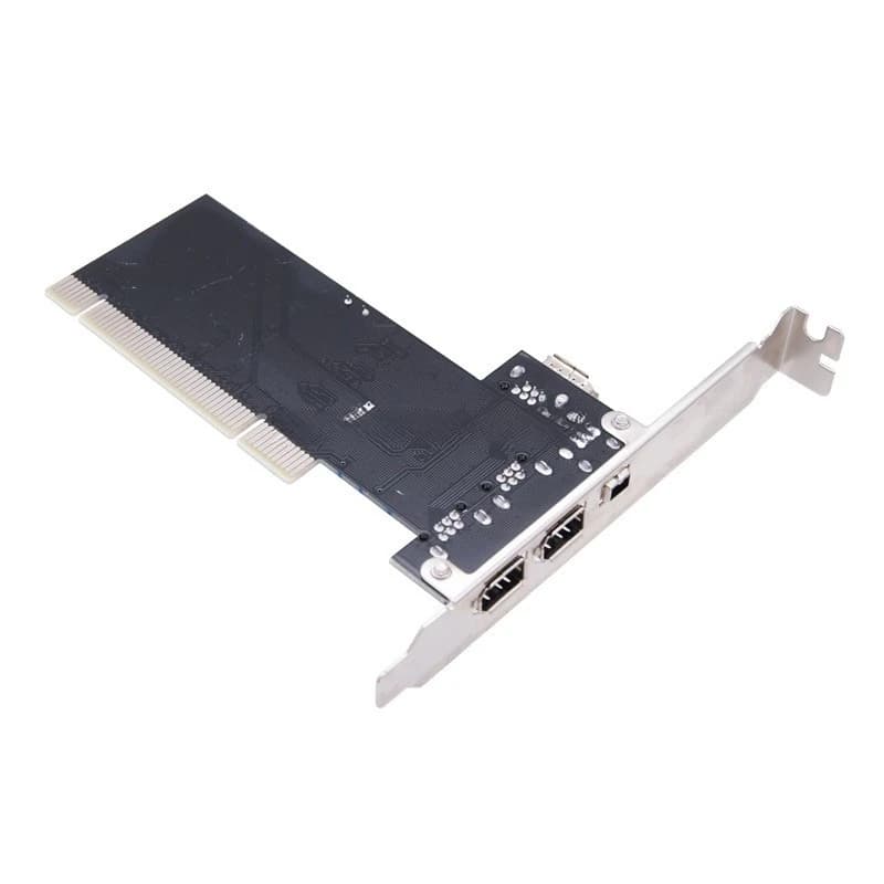 PCI To 4 Port 1394 Firewire Expansion Card, VIA Chip, Plug & Play for HD DV Video Capture