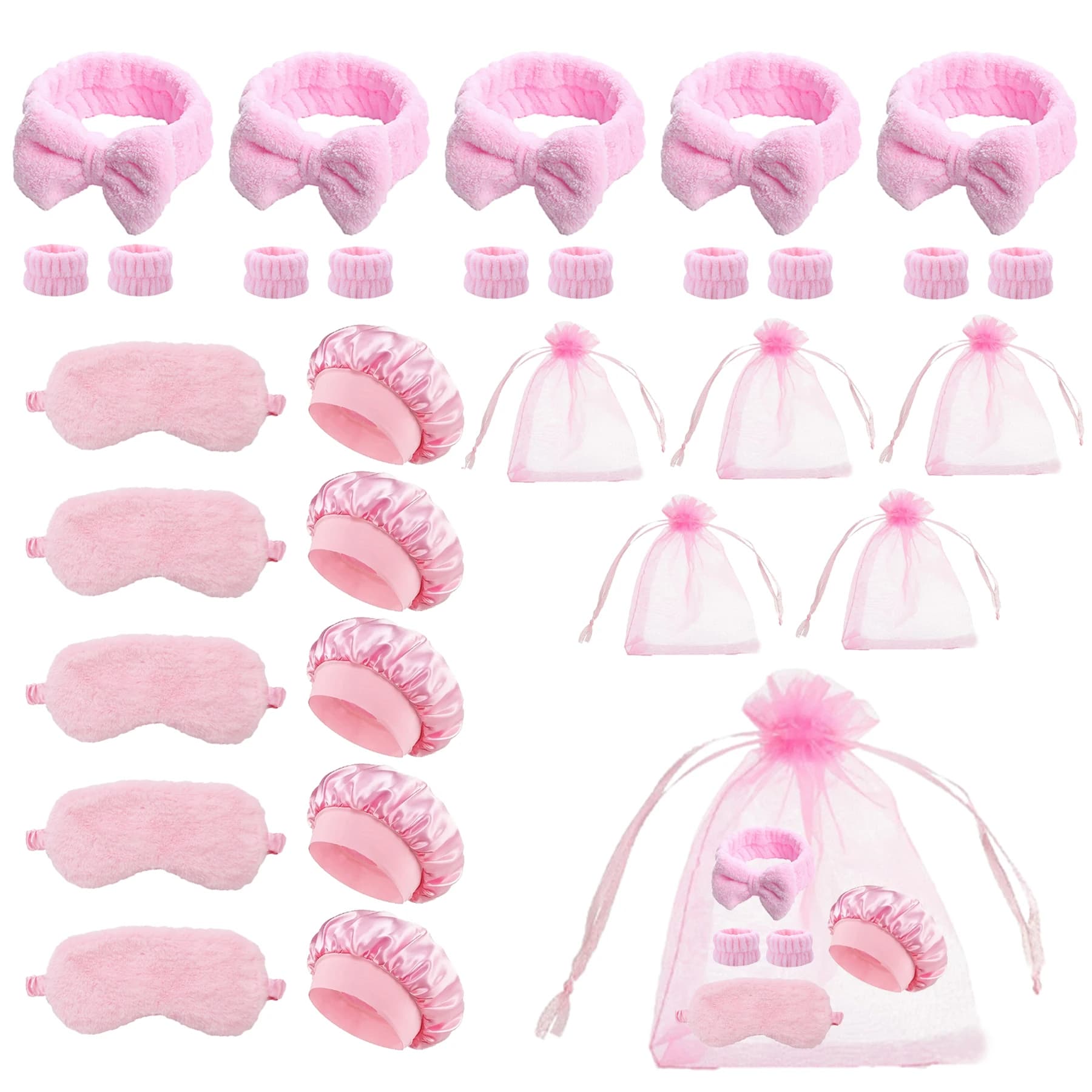 Set comb with case, mask holder for eyes, headset for sleeping, hair band, gift box for parties, gift, special for real hair wigs