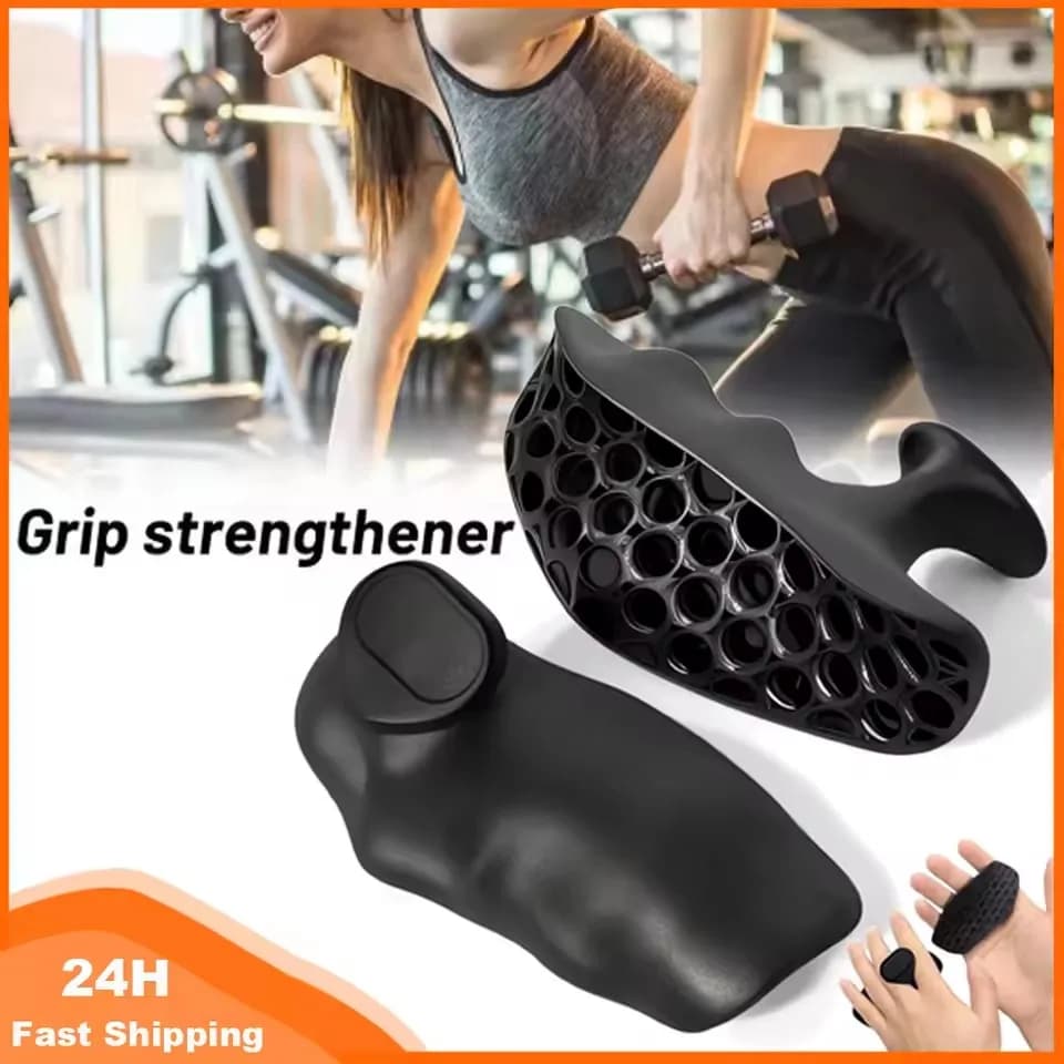 2025 Hand Protective Silicone Honeycomb Silicone Weightlift Anti-slip Fitness Pull Up Grip Finger Ginnico Hand Grip Trainer Gym Training