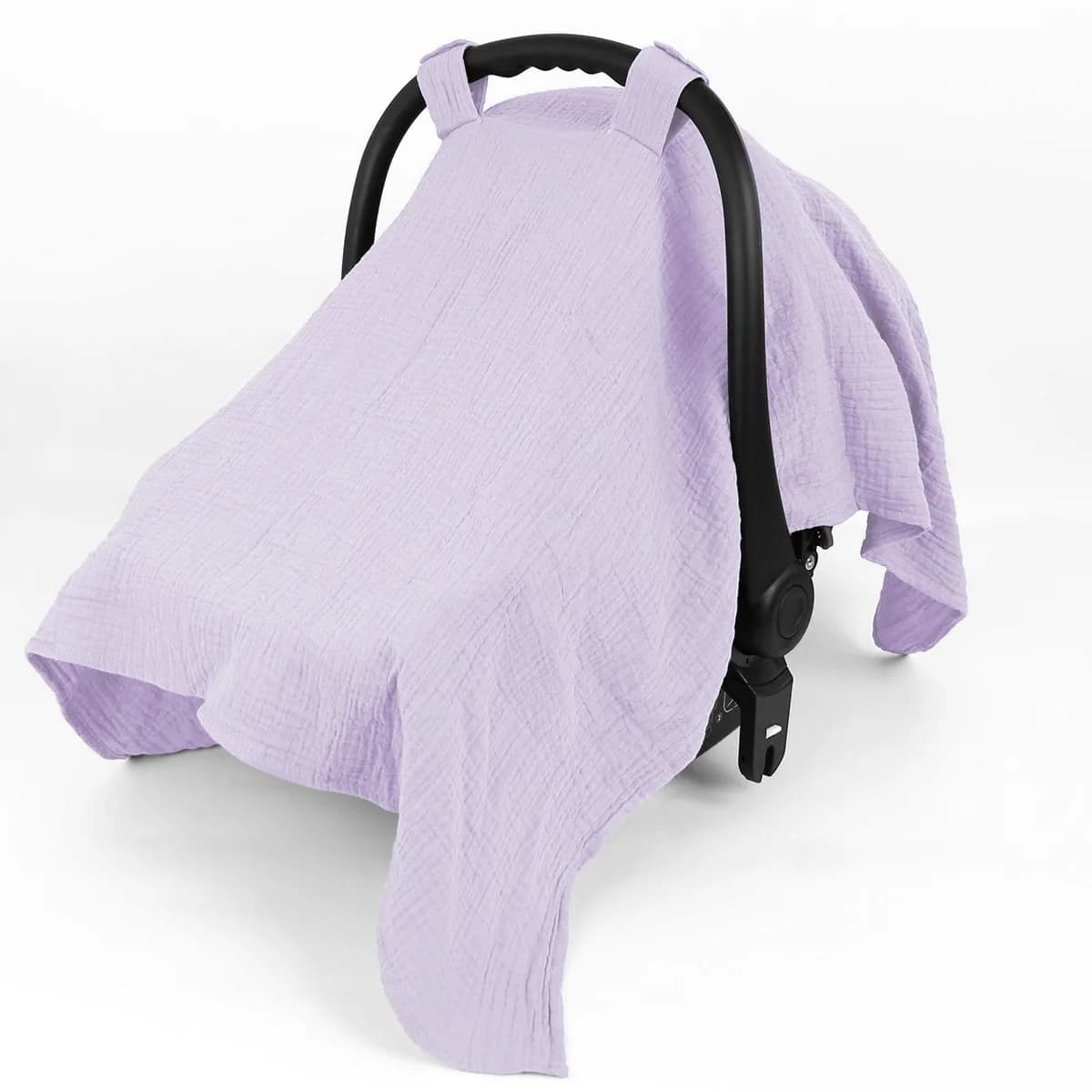Copertura per passeggino in cotone per neonati, traspirante, antivento, antizanzare, per navicella