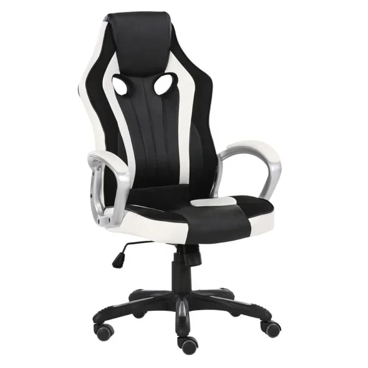 z Sedia da gioco a dondolo girevole regolabile in altezza con braccioli stazionari Chaise De Bureau De Jeu per il personale