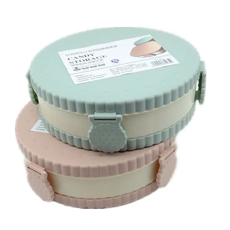 Scatola di frutta secca creativa Scatola di noci divisa di grano con coperchio Scatola di caramelle Semi di melone Vassoio di frutta secca Soggiorno domestico