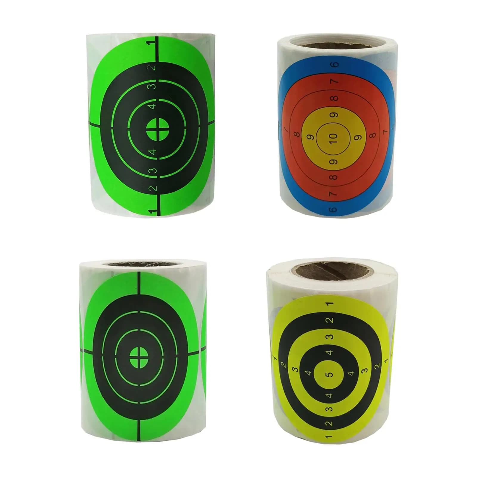 Adesivi per bersagli da tiro da 3" Splatter 200 pezzi/rotolo per esercitarsi nella gamma di tiro con l'arco