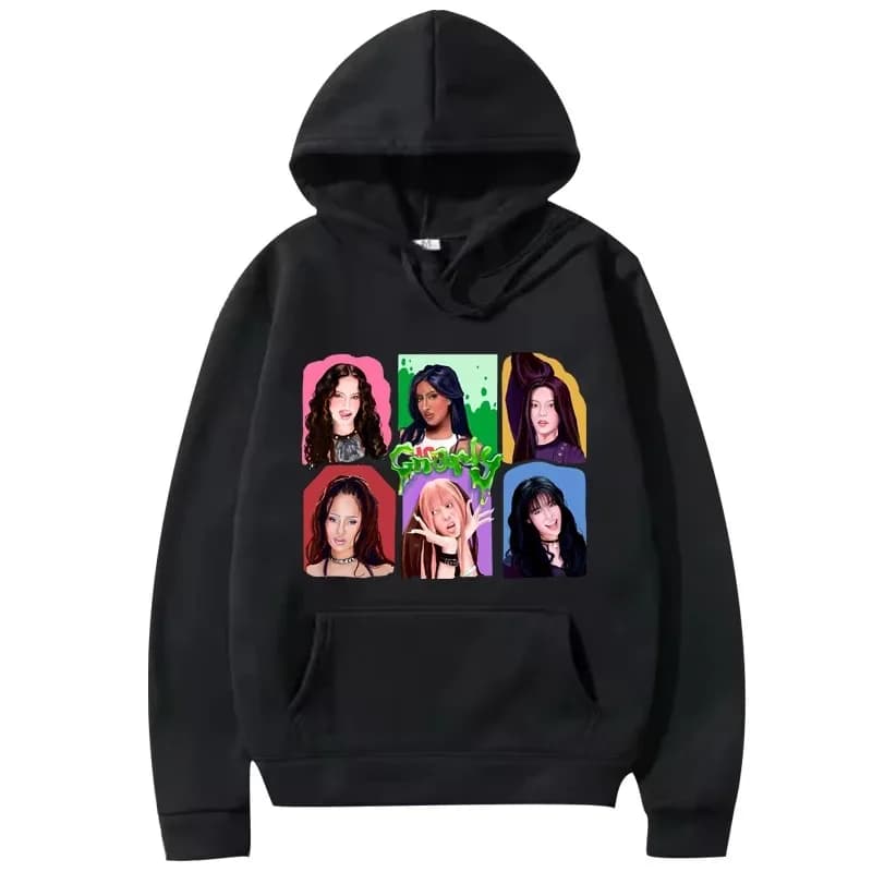 Autunno New Hot Felpa con cappuccio KATSEYE 2025 Nuovo album Felpa con cappuccio per i fan Retro Moda Uomo Donna Pullover Inverno Hip Hop Oversize Swatshirt
