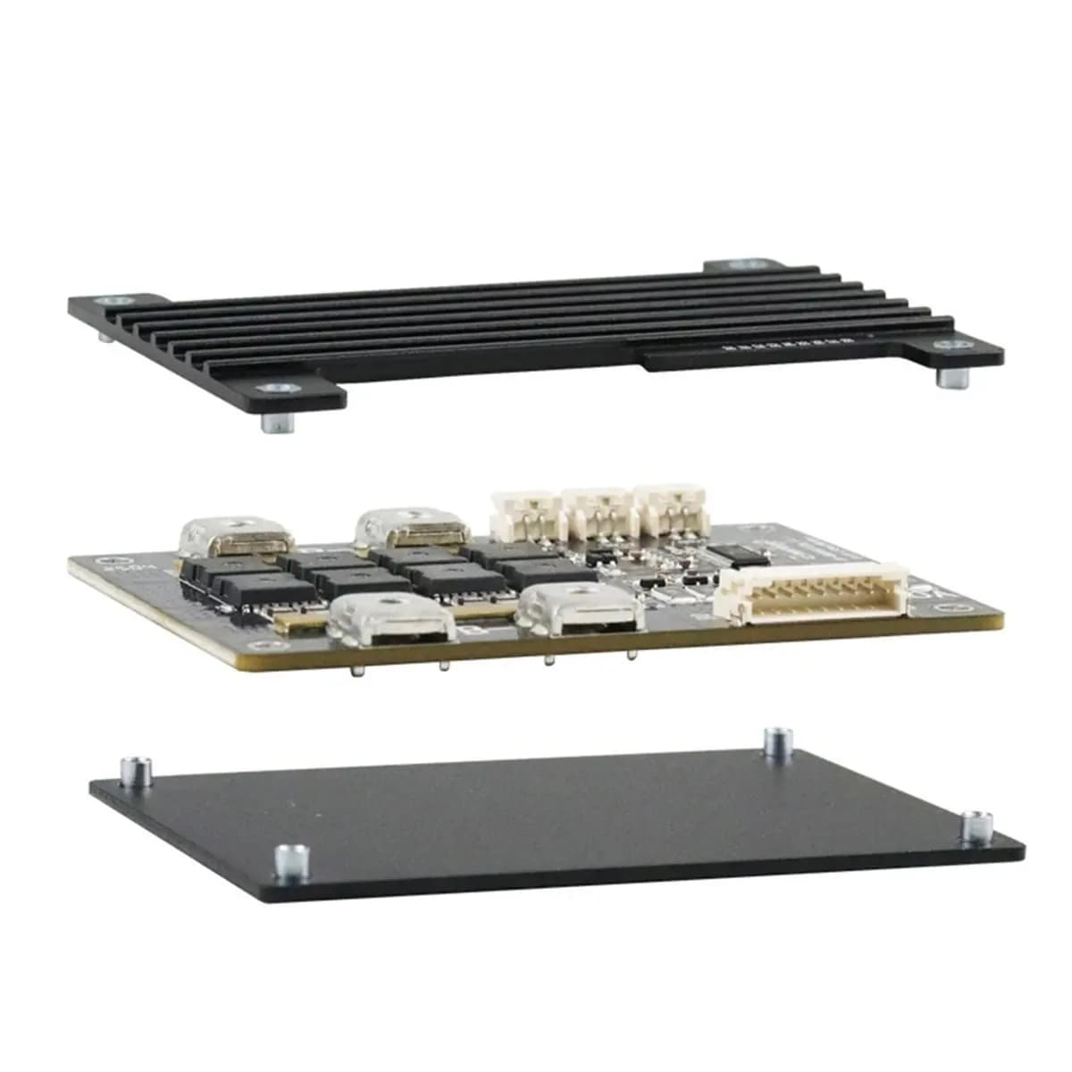 Puntuale - Circuito di protezione della batteria al litio 3S Iron Lithium 200A Bms 200A con scheda di protezione Balance e Peak 600A