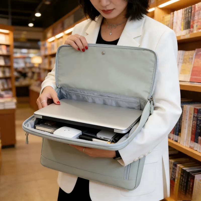 Custodia per Laptop CASEPOKE 13.3 14.6 15.6 Pollici, Borsa per Notebook, Custodia Impermeabile per Tablet, per MacBook Air Pro Lenovo Hp Dell, Uomo Donna