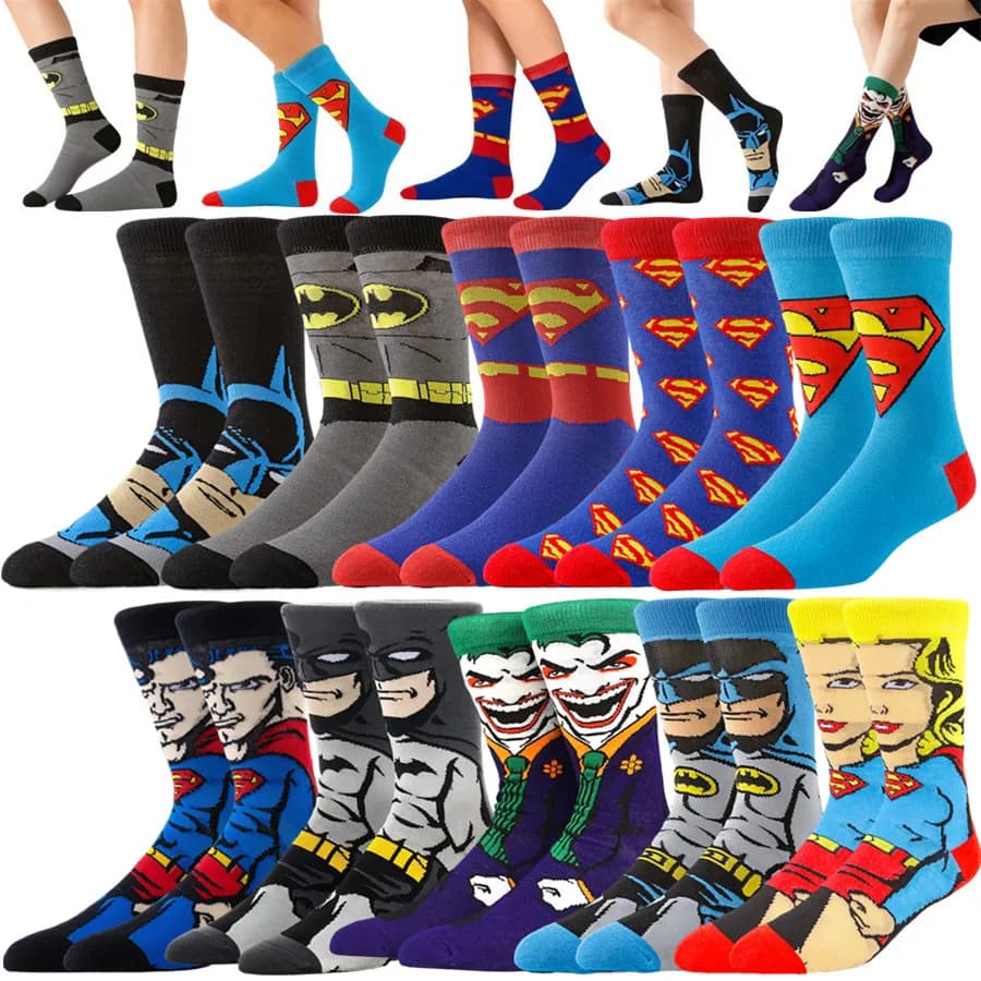 1 paio di calzini casual BEAST KINGDOM Street per uomo e donna, calzini divertenti alla moda con cartoni animati, anime, hip hop