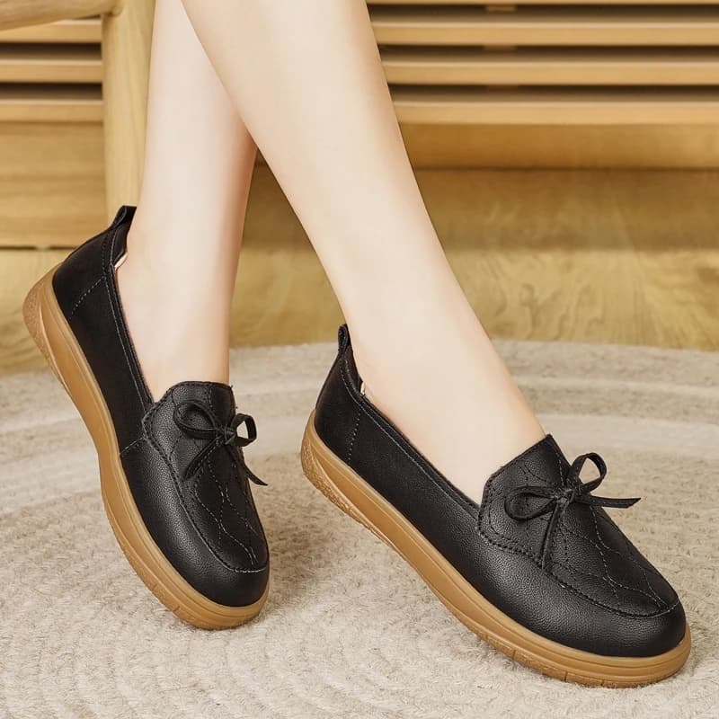 Mocassini Casual da Donna Nuovo Stile Quattro Stagioni, Scarpe da Infermiera Comode Antiscivolo con Suola Morbida, Scarpe Ultra-Leggere per Mamme