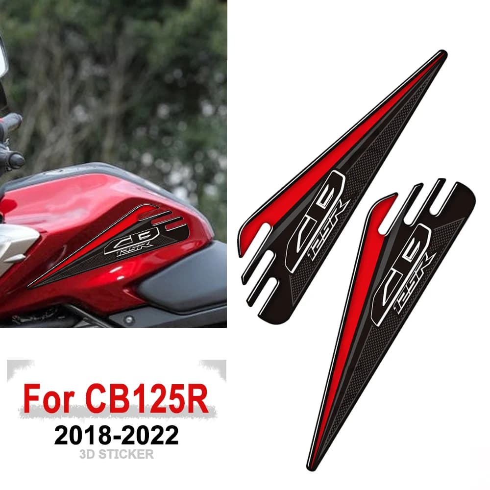 Per Honda CB125R CB125R CB 125 R 2018 2019 2020 2021 2022 moto olio combustibile lato serbatoio Pad adesivi Kit protezione ginocchio decalcomania