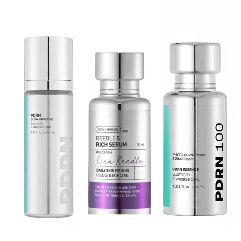 Siero Idratante Rassodante PDRN Glow, Cura Nutriente per il Viso, Migliora le Rughe Sottili, Balsamo in Stick all'Essenza di Collagene, Leggero