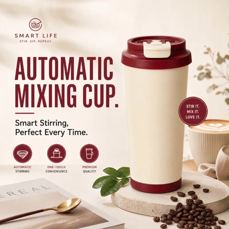 Rechargeable Electric Shaker Bottle Automatic Mixing Cup Retro Color Coffee Protein Powder Portable Travel Water Cup