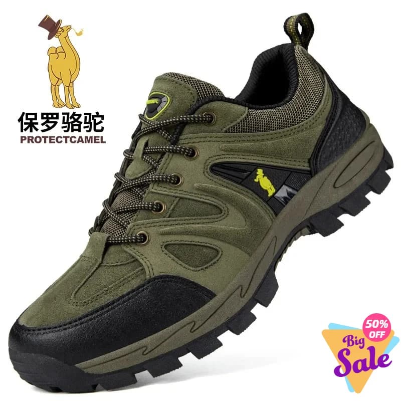 Outdoor Trekking Shoes 2026, Climbing Shoes, Men's Casual Sports Shoes, Breathable with Rubber Sole, Lightweight and Anti-slip for Mountaineering
